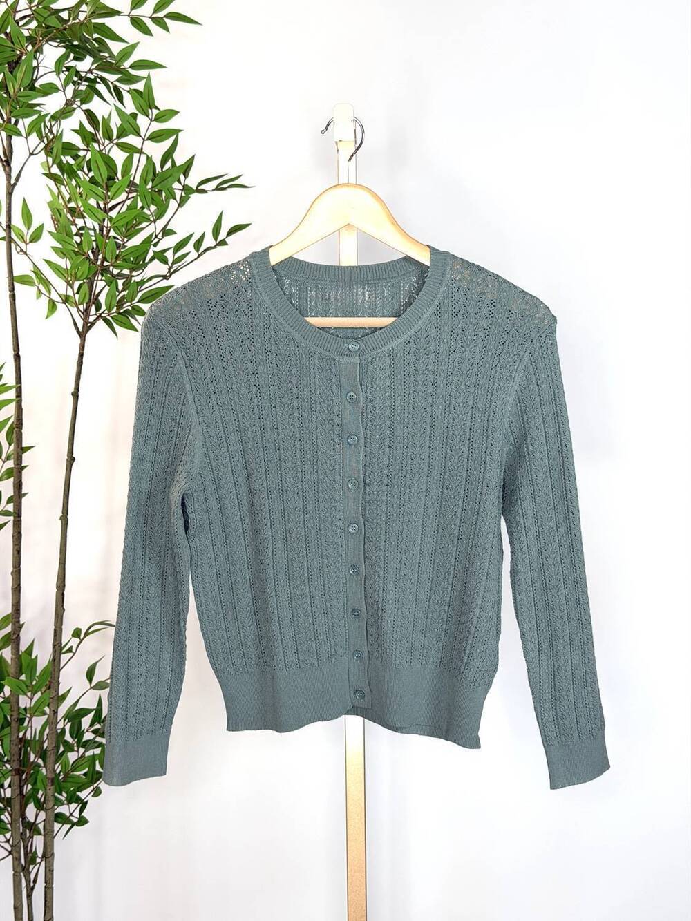 NEW BE COOL women's chapter & verse cardigan in spruce
